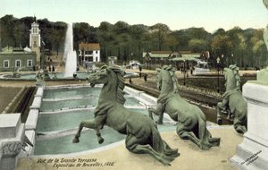 Grand Terrasse, Esposizione di Bruxelles, 1910 da European Photographer